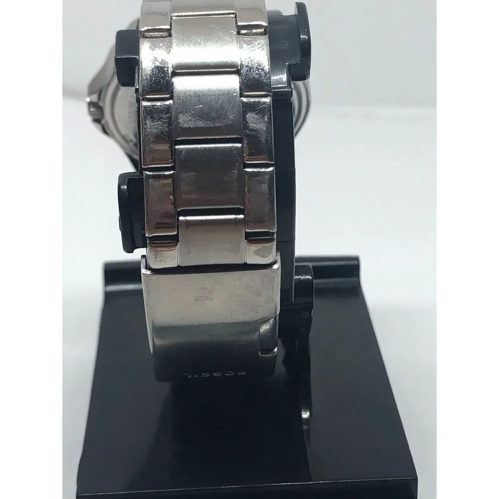 Fossil ES3302 Womens Stainless Steel Analog Silver Dial Quartz Watch Wrist RK338